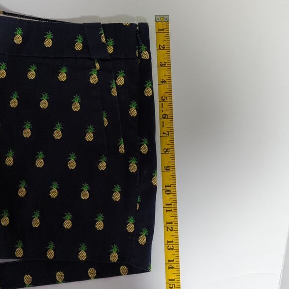 J Crew Navy Blue Pineapple Chino Stretch Shorts Size 12 - Picture 7 of 7